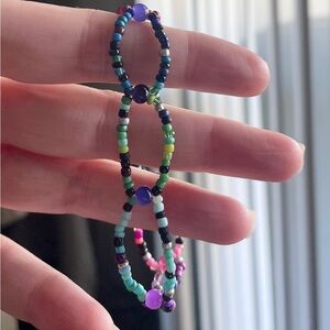 Colorful Beaded Oval Bracelet Brand New Handmade Perfect For Adults And Children